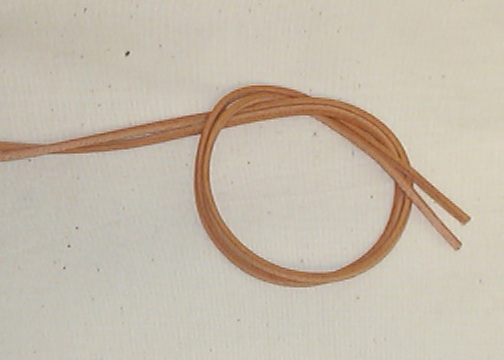 Ledersenkel rund
